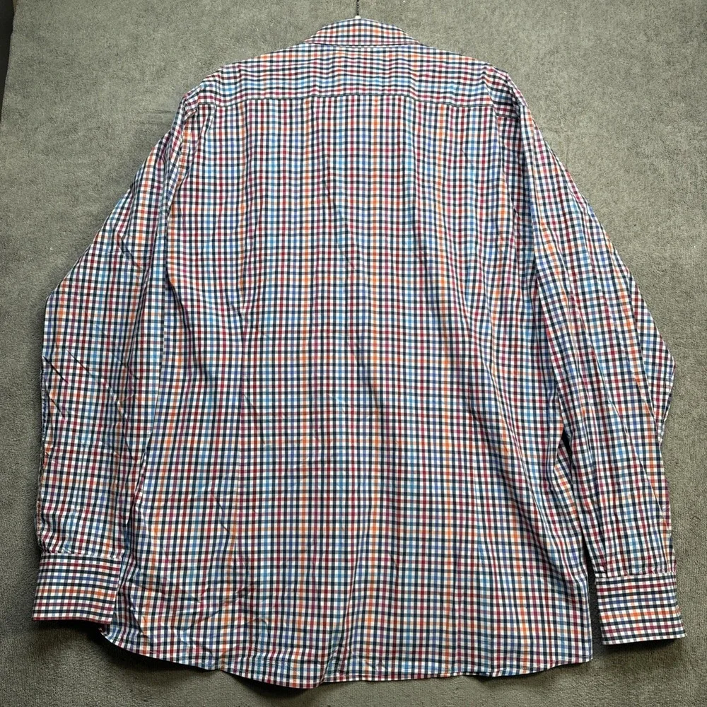 Barbour tailored‎ fit check shirt multicolor long sleeve classic mens button XL